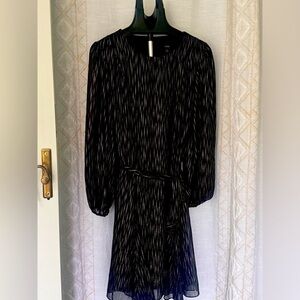 Maia Women’s Dress black and metallic gold